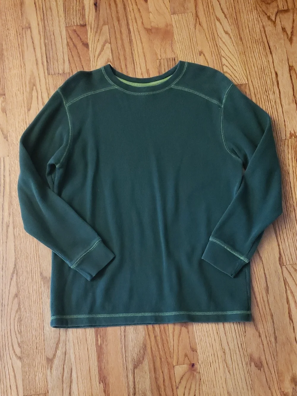 GAP Hunter/Forest Green Long-sleeve Tee Size: XL(12)